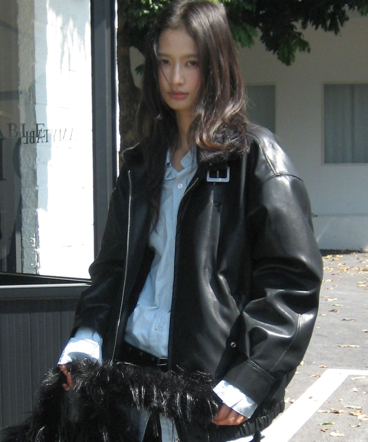 MUSINSA公式 | PLACE STUDIO ヴィンテージハイネックバックルオーバー