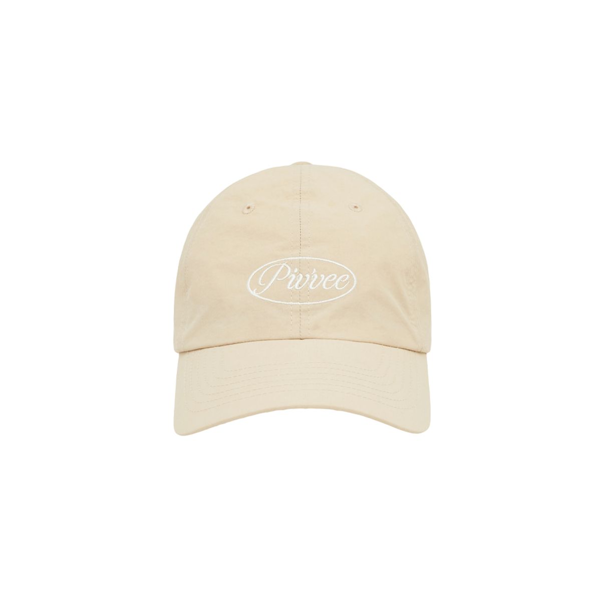 피브비(PIV’VEE) Pivvee Nylon Ball Cap (milk tea beige)