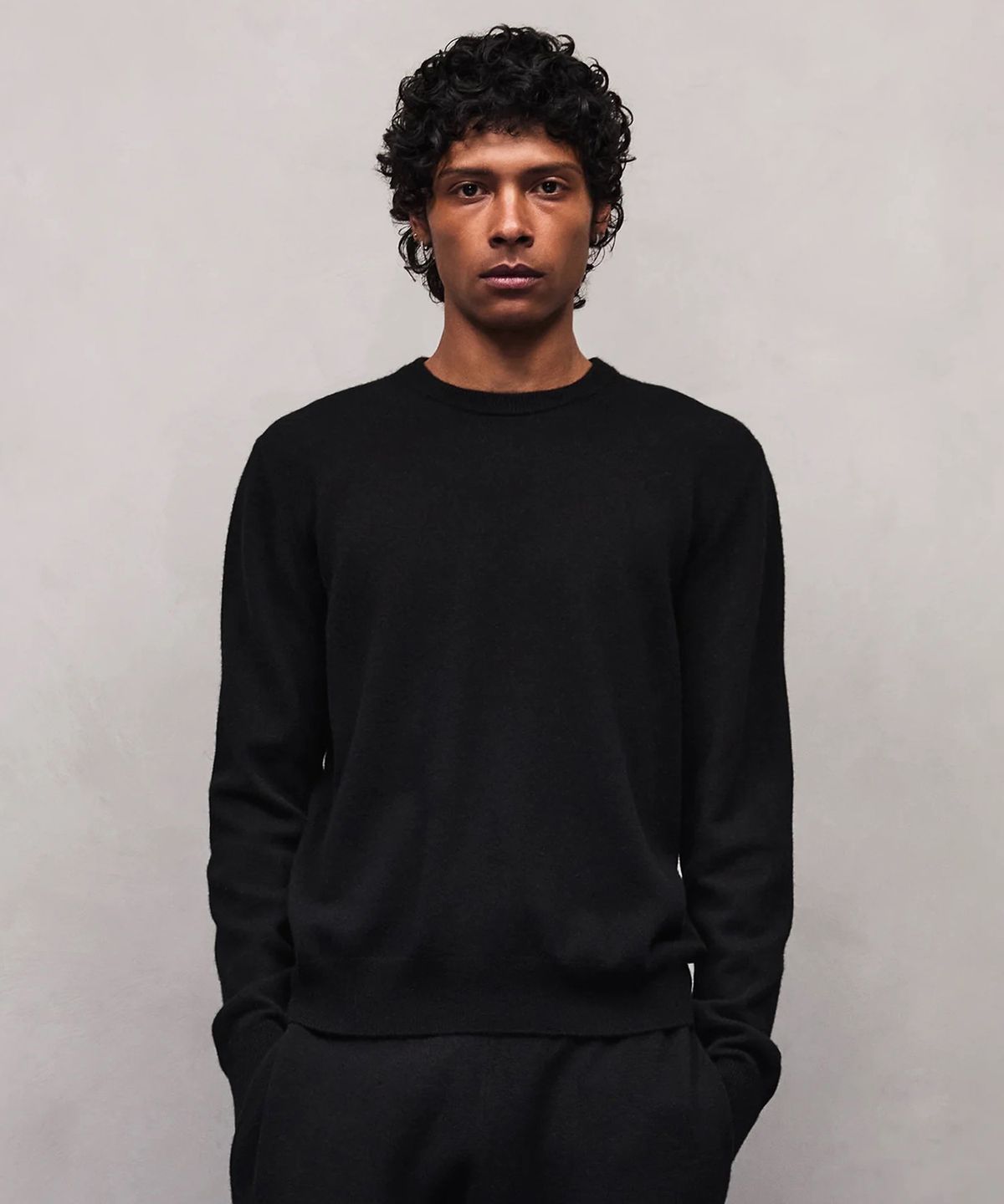 엔타이어 스튜디오(ENTIRE STUDIOS) (U) 니트 크루넥 블랙 KNIT CREWNECK BLACK