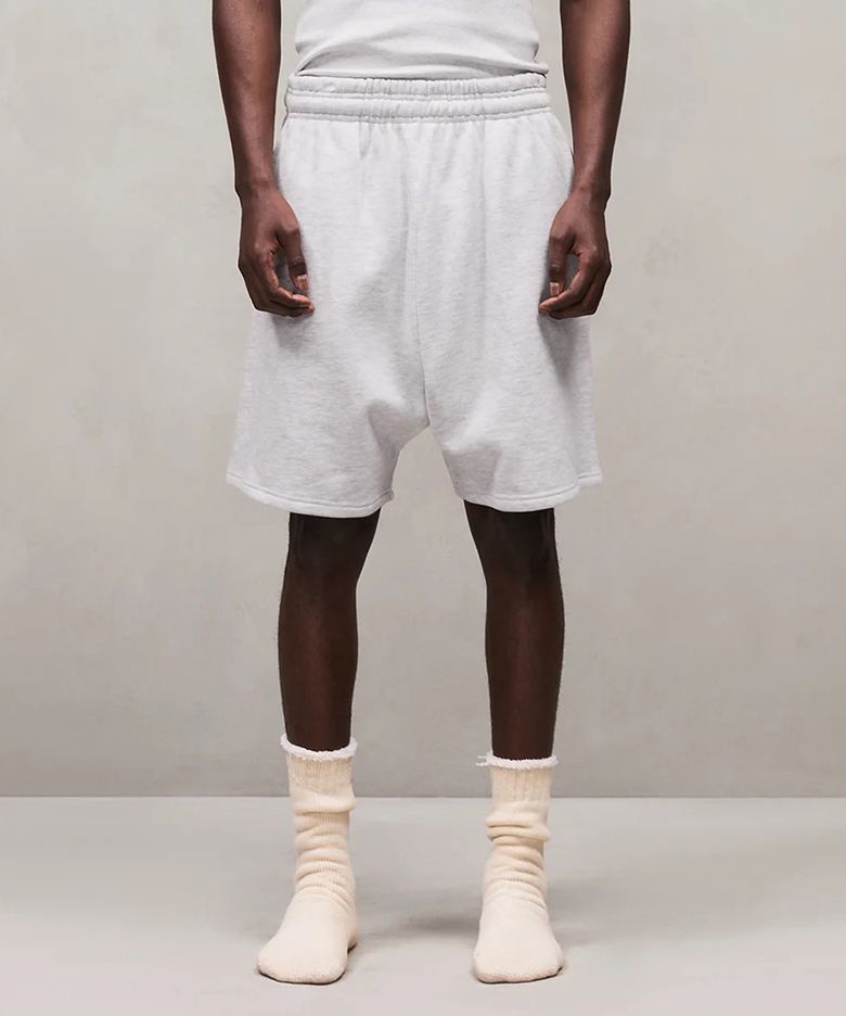 (U) 스탠다드 스웨트 쇼츠 헤더 그레이 STANDARD SWEATSHORT HEATHER GREY