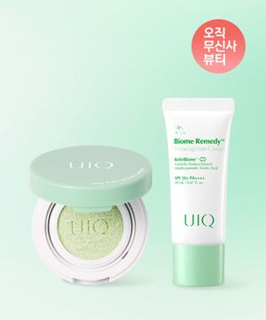 [SET] 바이옴 레미디 미니 톤업 선쿠션 그린 + 톤업 선크림 그린 20ml 기획세트
