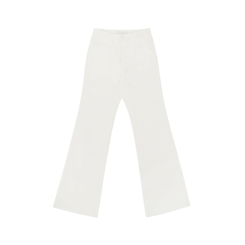 Corduroy Bootcut Pants (cloud white)