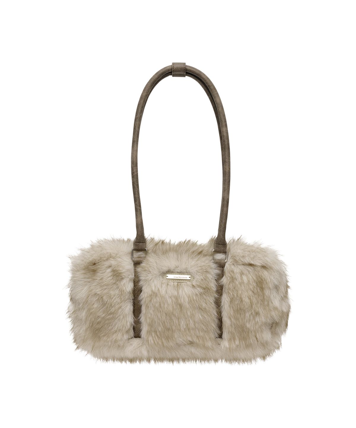 아메스 월드와이드(AMES-WORLDWIDE) AMES FUR SHOULDER BAG IVORY