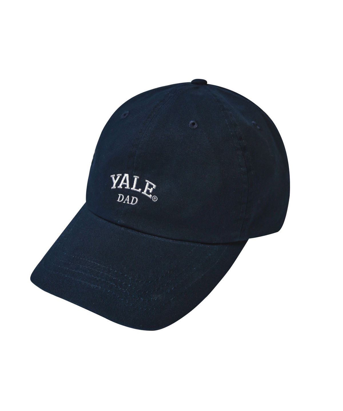 예일(YALE) 엠브로이더리 대드 캡_네이비
