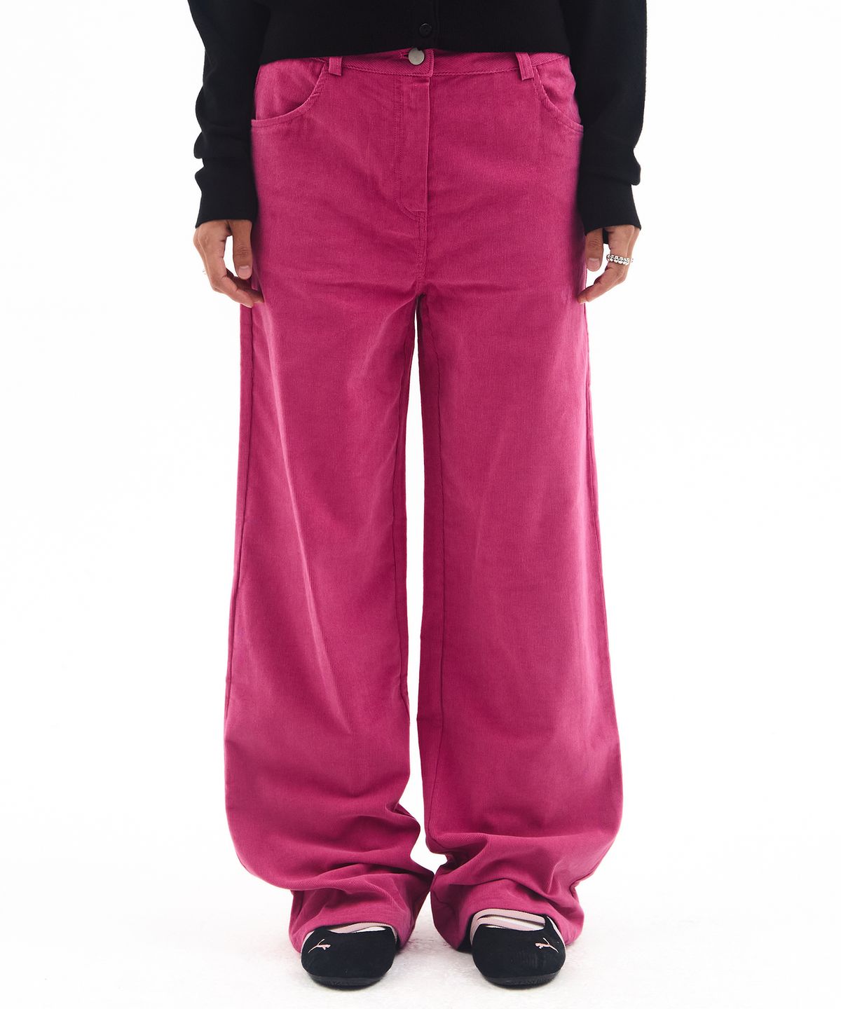 아메스 월드와이드(AMES-WORLDWIDE) CORDUROY EASY PANTS PINK