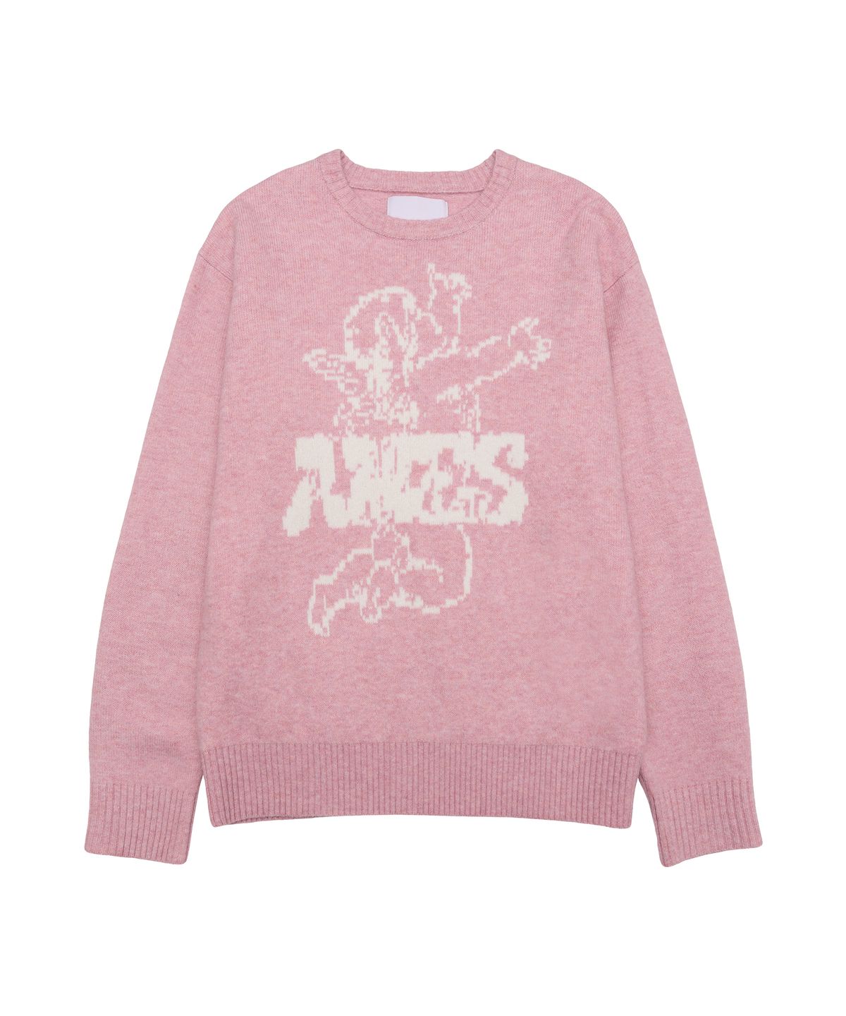 아메스 월드와이드(AMES-WORLDWIDE) ANGEL GRAPHIC KNIT PINK