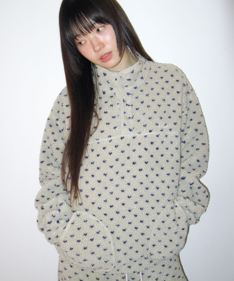 FLEECE ANORAK BEIGE
