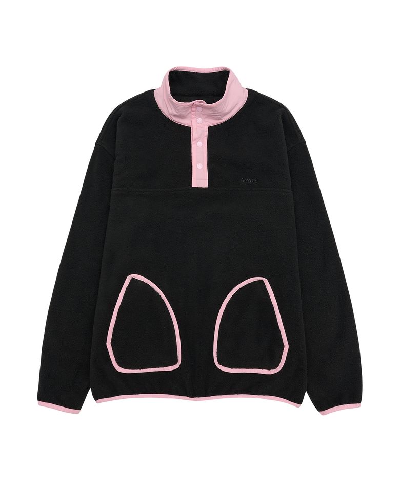 FLEECE ANORAK BLACK