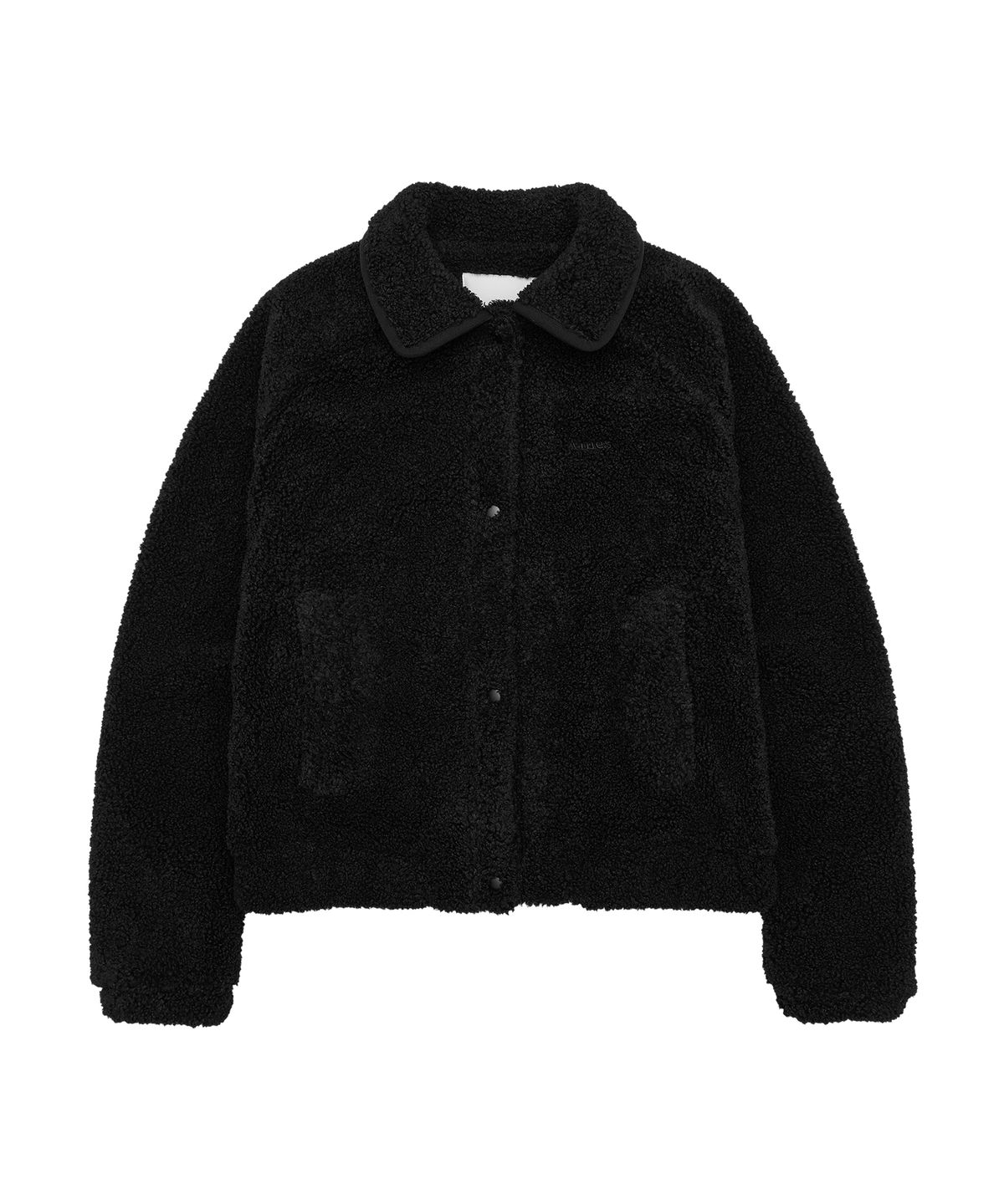 아메스 월드와이드(AMES-WORLDWIDE) COLLAR FLEECE JACKET BLACK