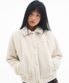 COLLAR FLEECE JACKET IVORY