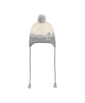 EARFLAP BEANIE IVORY