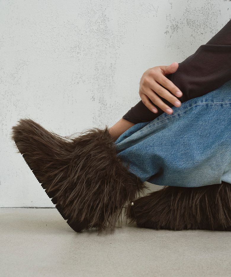 Puky Shaggy Ankle Boots (2Color) 푸키 샤기 앵클부츠 25SF10G
