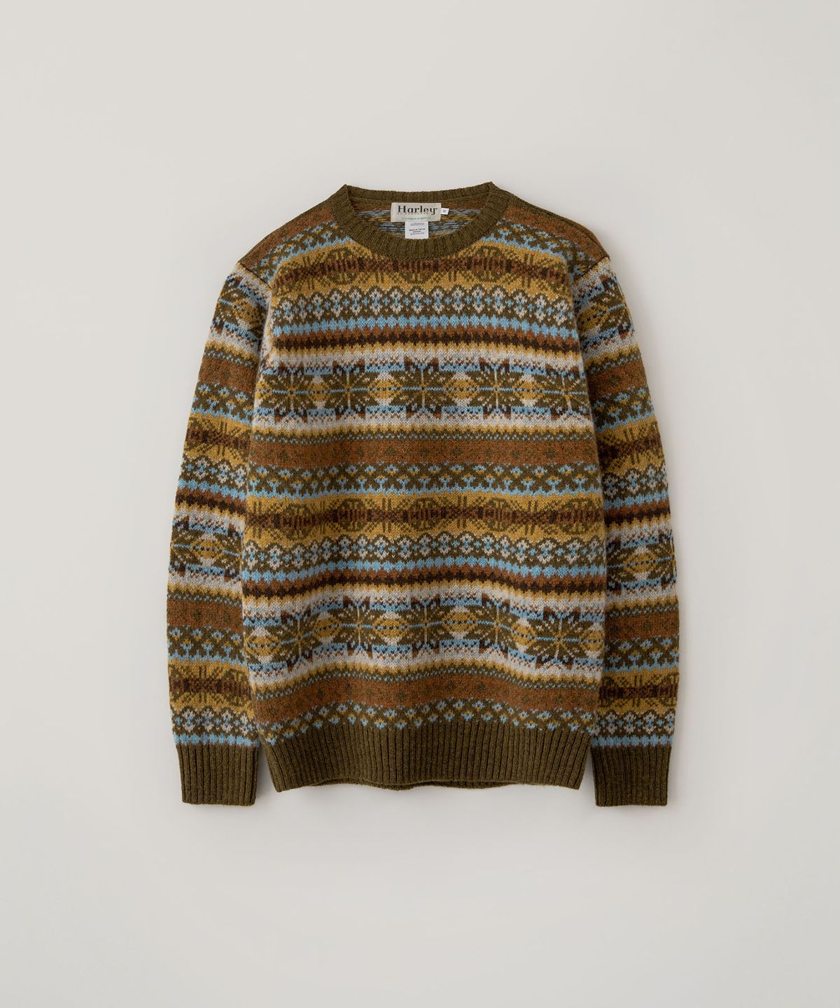 블랭크룸(BLANKROOM) ALL OVER FAIRISLE SWEATER_MORLAND