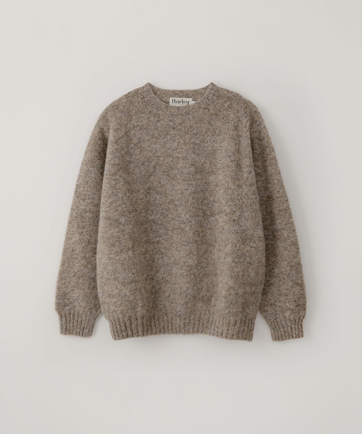 블랭크룸(BLANKROOM) SHAGGY DOG CREW NECK_MUSHROOM