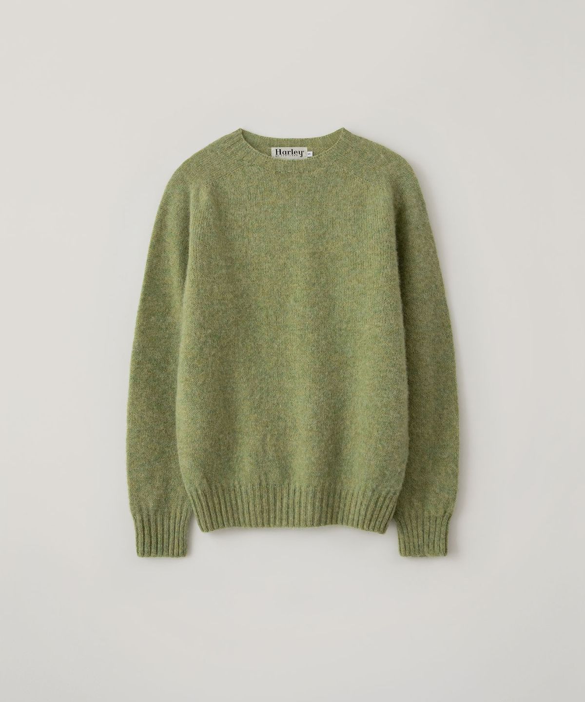 블랭크룸(BLANKROOM) SHAGGY DOG CREW NECK_AVOCADO