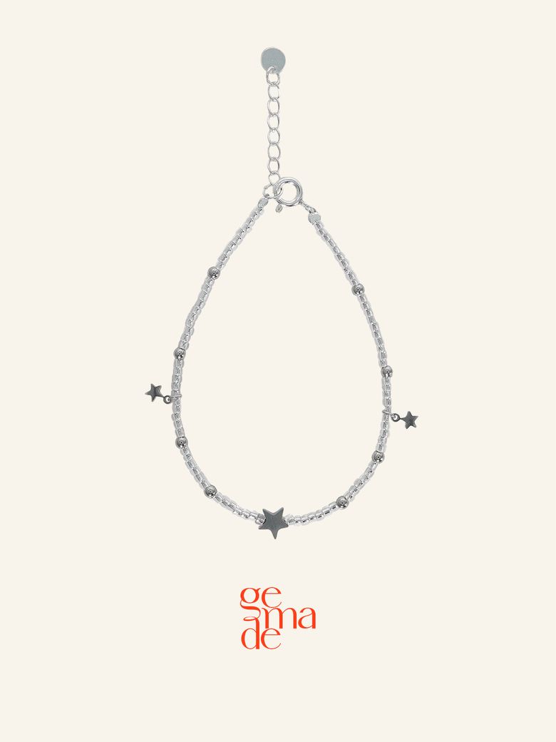 Star charm bracelet #B075