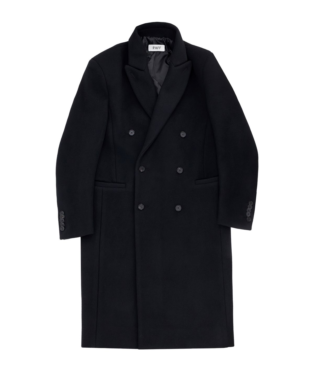 선데이오프클럽(SUNDAYOFFCLUB) Strap Wool-Padded Coat - Black