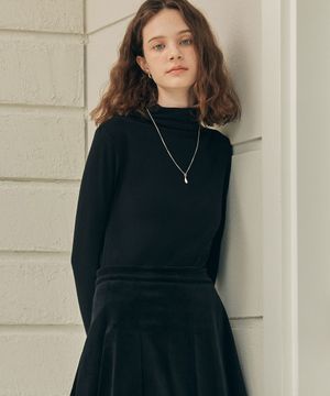 [3컬러] 소프트 베이직 하프 터틀넥