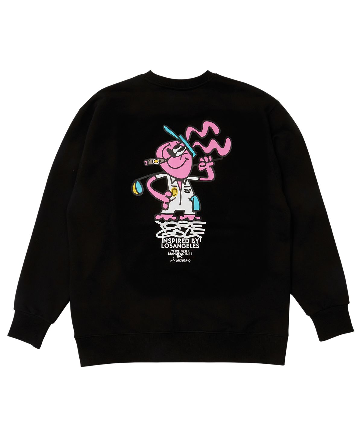욜프(YORF) YORF SWEATSHIRTS FRENCH TERRY MUSHROOM BLACK
