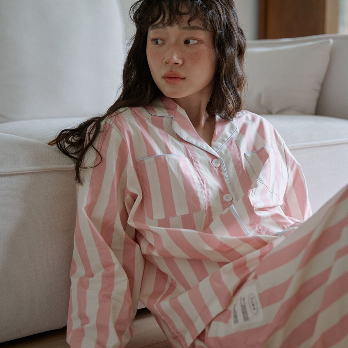 보웰(BOWELL) [BWTZ] (uni) 데이오프 고밀도 순면 100 여성 파자마세트 로지스트라이프