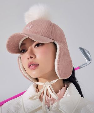 코듀로이 이어플랩 캡 XUK3AC1703