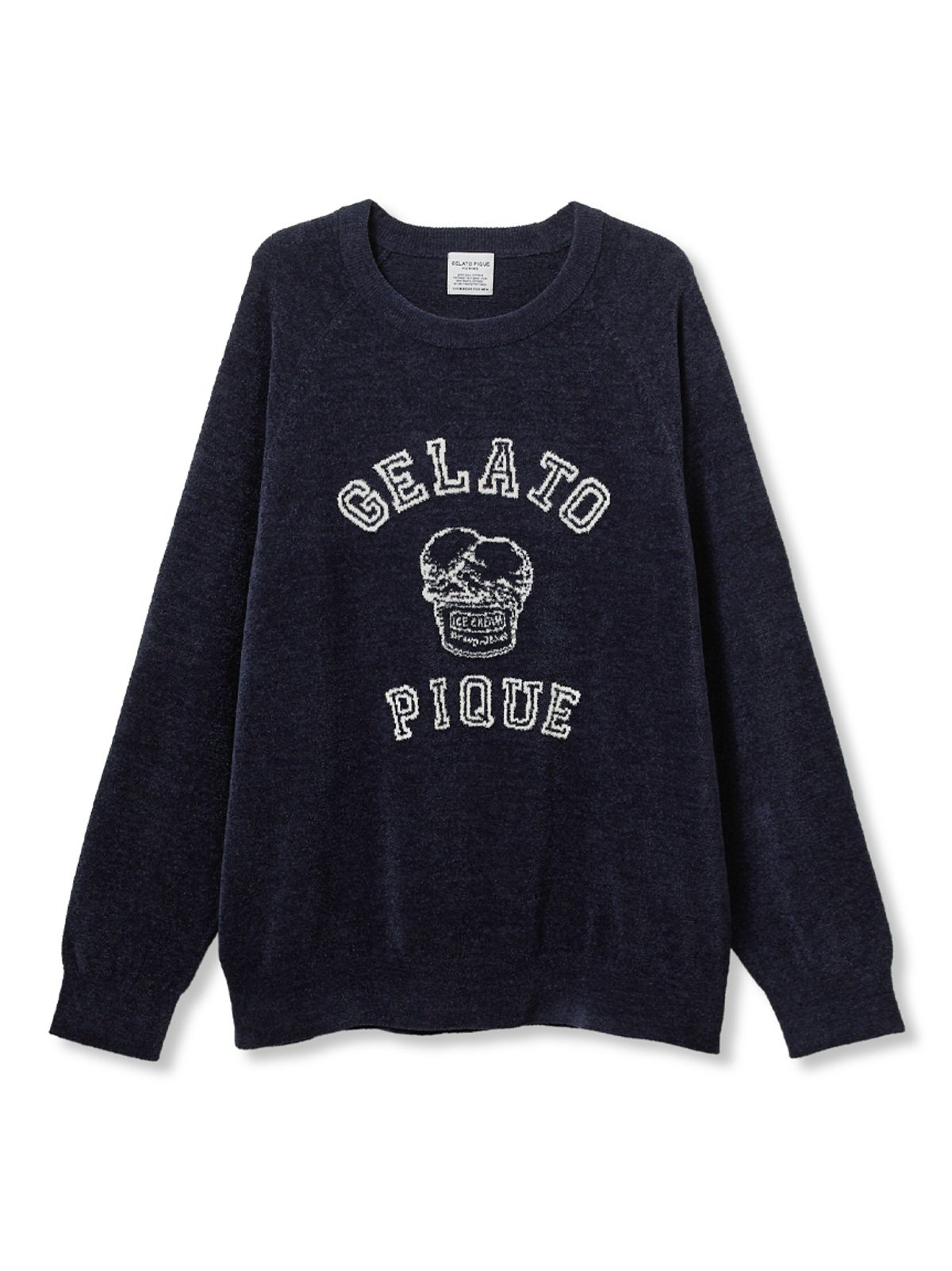 젤라또 피케(GELATO PIQUE) [HOMME] 클래식 아이스크림 자카드 풀오버 PMNT254996