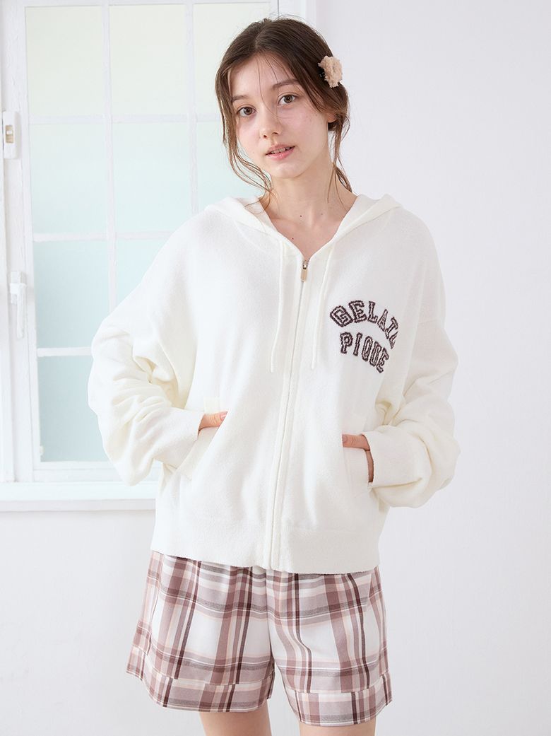 클래식 아이스크림 자카드 후디 PWNT254074