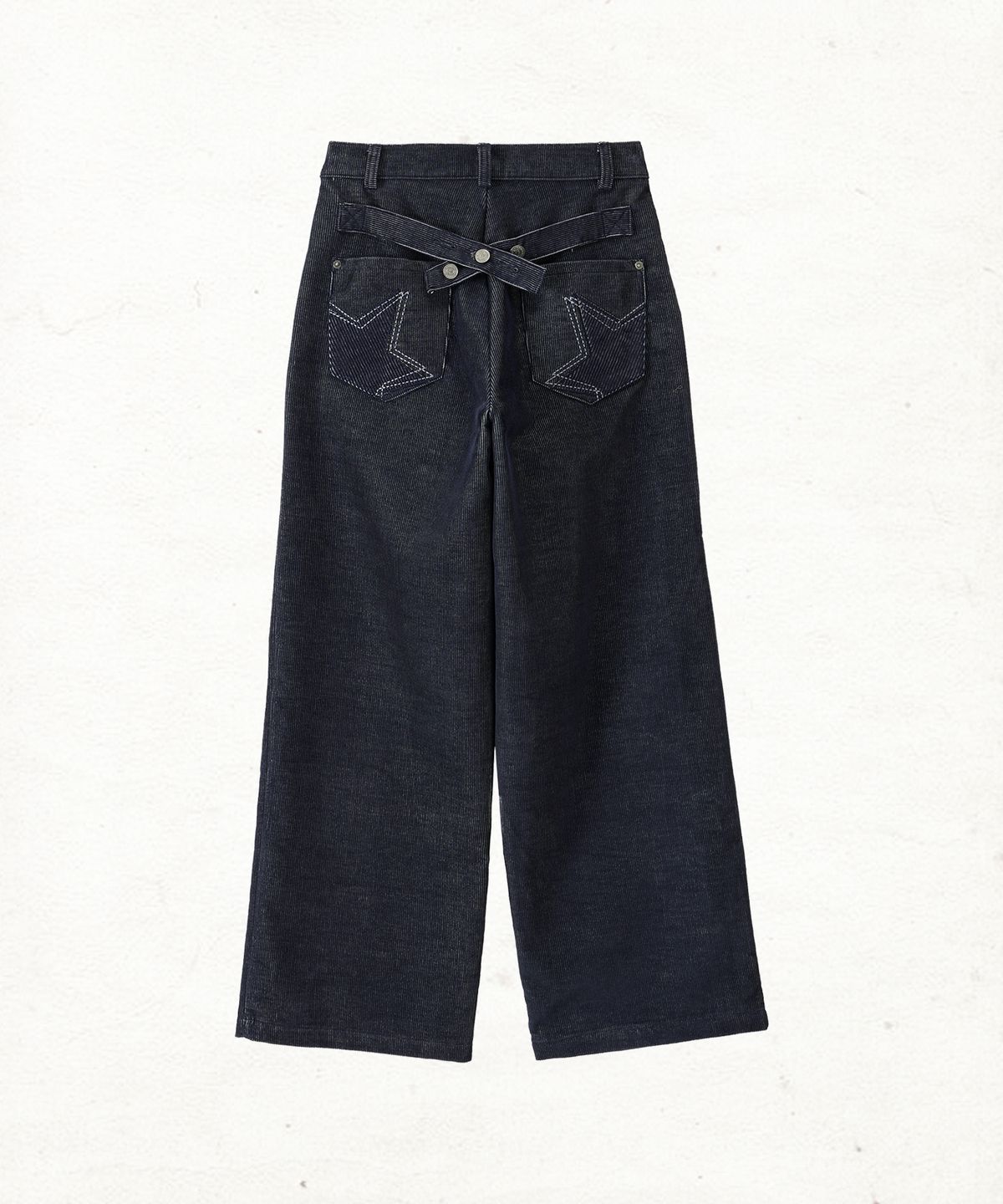 단델(DANDEL) DD star applique corduroy pants (INDIGO)