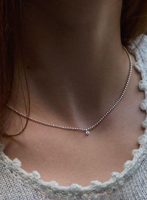 [실버925] 루아 미니 볼 목걸이