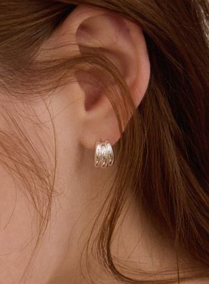 [실버925] 루에브 트리플 귀걸이