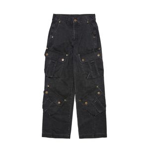 AIRBORNE WASHED CARGO PANTS_BLACK