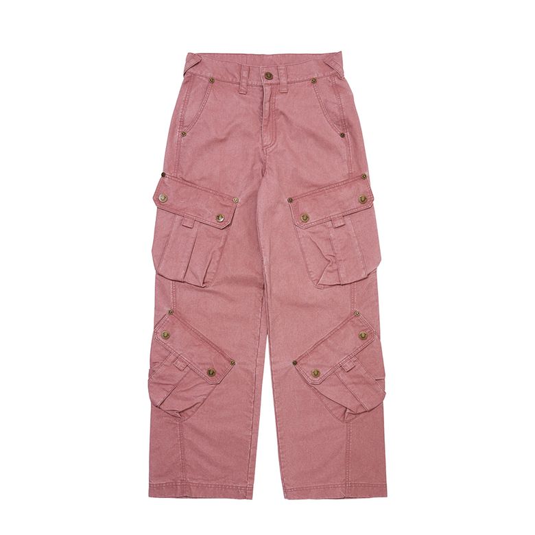AIRBORNE WASHED CARGO PANTS_PINK