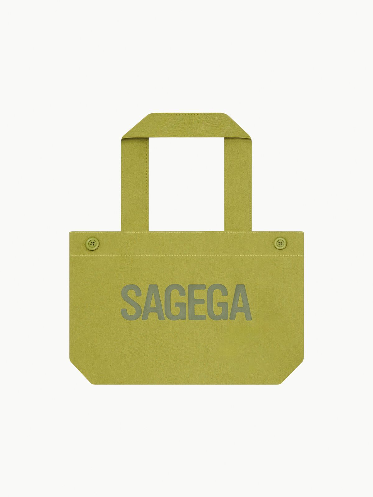 세이지가(SAGEGA) Button Tote Bag (Pistachio)