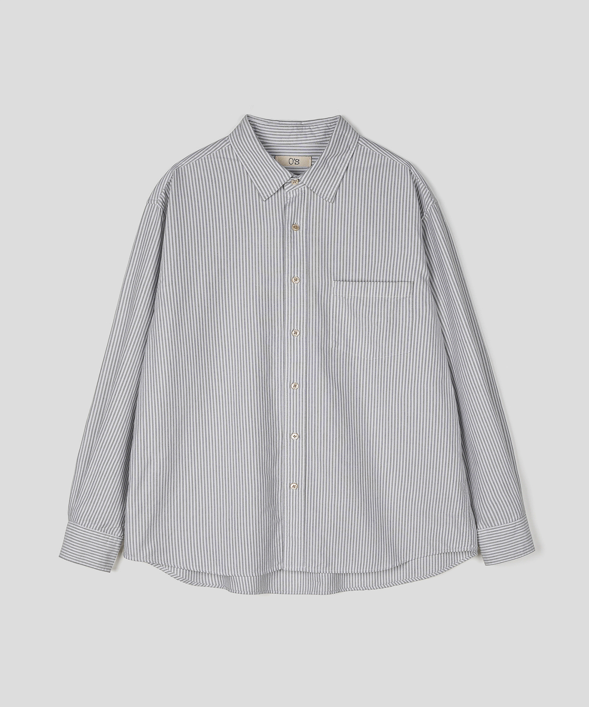 온셋(ONSET) ESSENTIAL OXFORD SHIRTS (Grey Stripe)