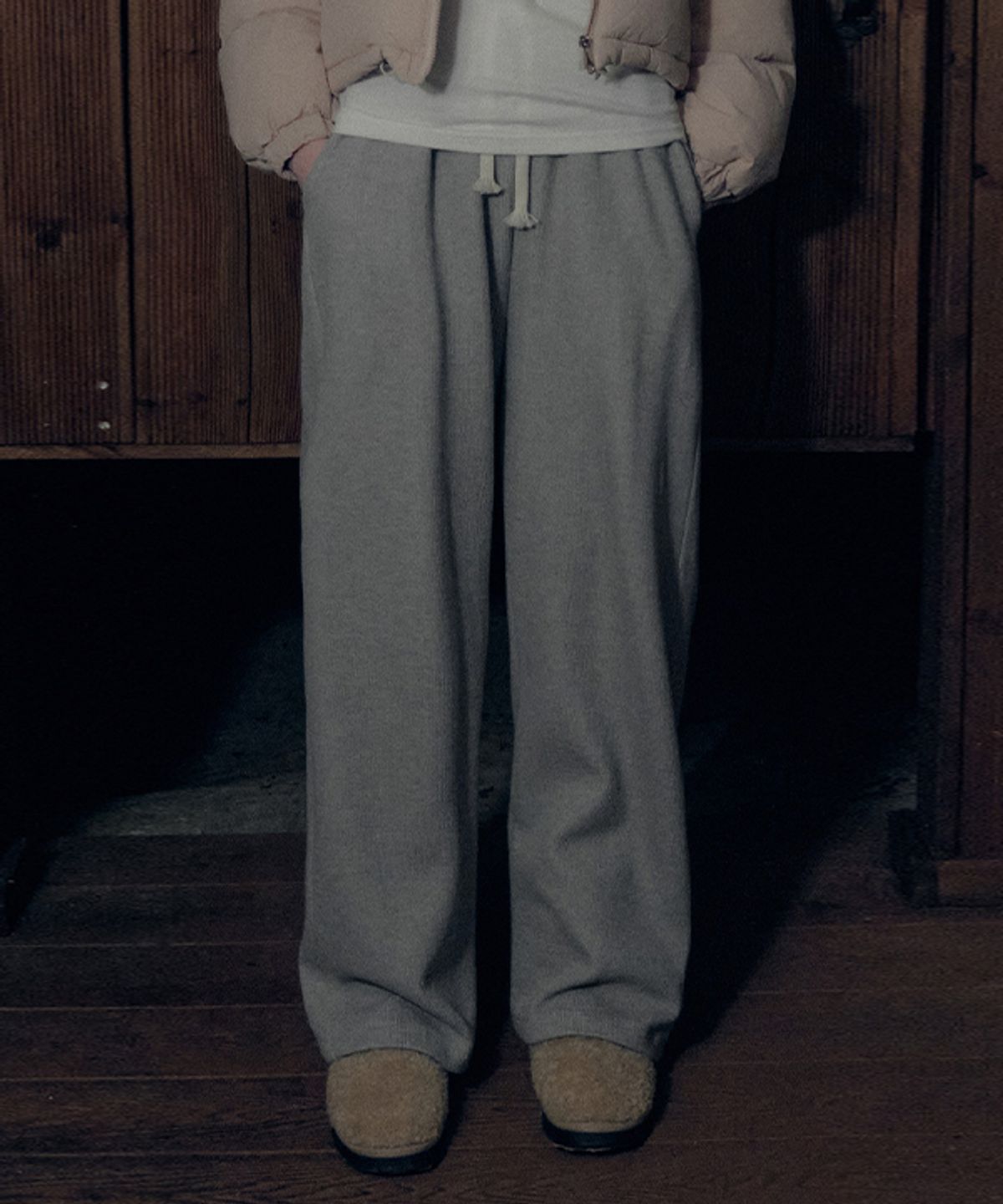 코스에그(COSEGG) Unisex banding Knit Pants_EEWPT126