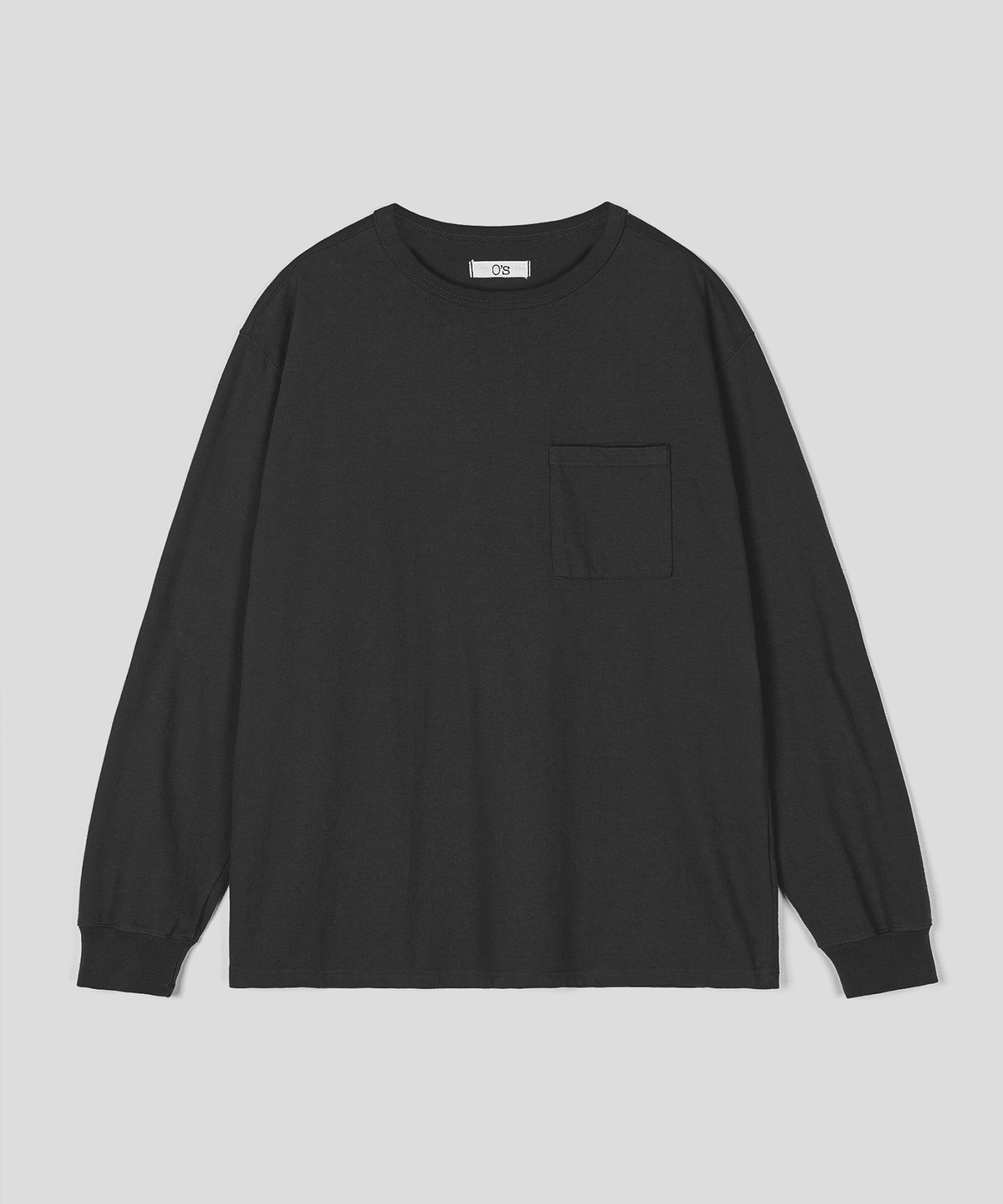 온셋(ONSET) STEADY LONG SLEEVE T SHIRTS (Washed Black)