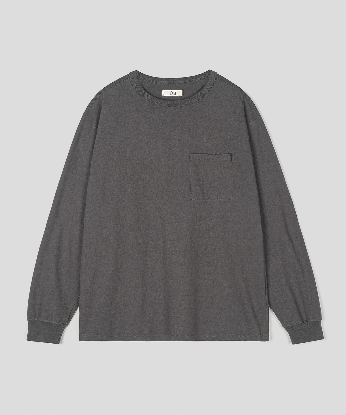 온셋(ONSET) STEADY LONG SLEEVE T SHIRTS (Vintage Charcoal)