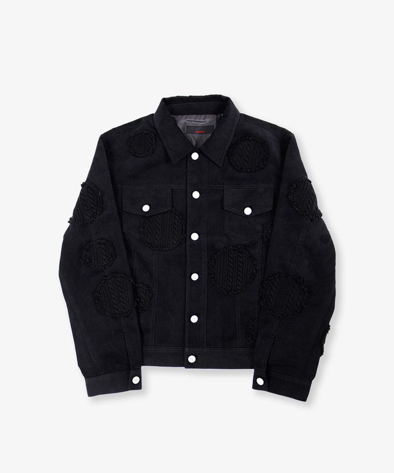 [TRSC] COTTON BLOSSOM JACKET - BLACK