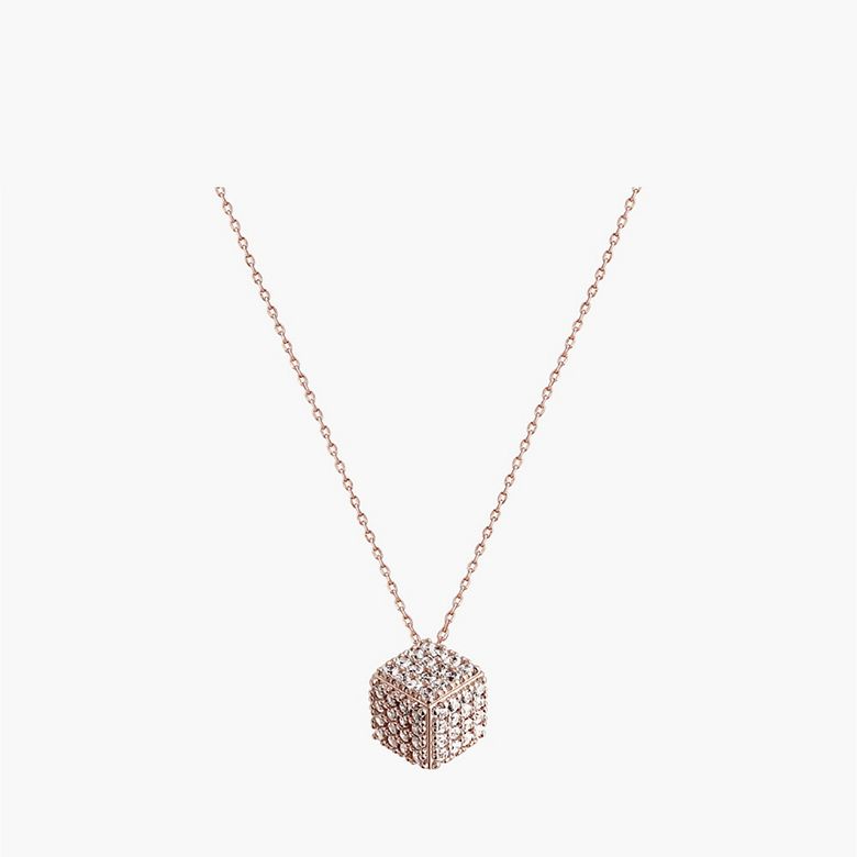 샤인다이스 목걸이 MGNL0370 14K Gold Plated (로즈골드)