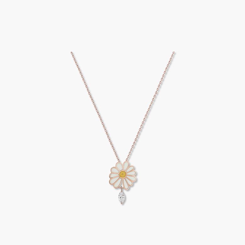 데이지 목걸이 MGNL0377 14K Gold Plated (큰 꽃)