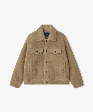 [25FW] LLW32601 베이지 부클 버튼업 자켓