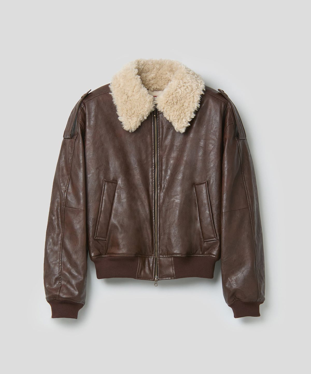 엠엠아이씨(MMIC) PILOT JACKET (BROWN)