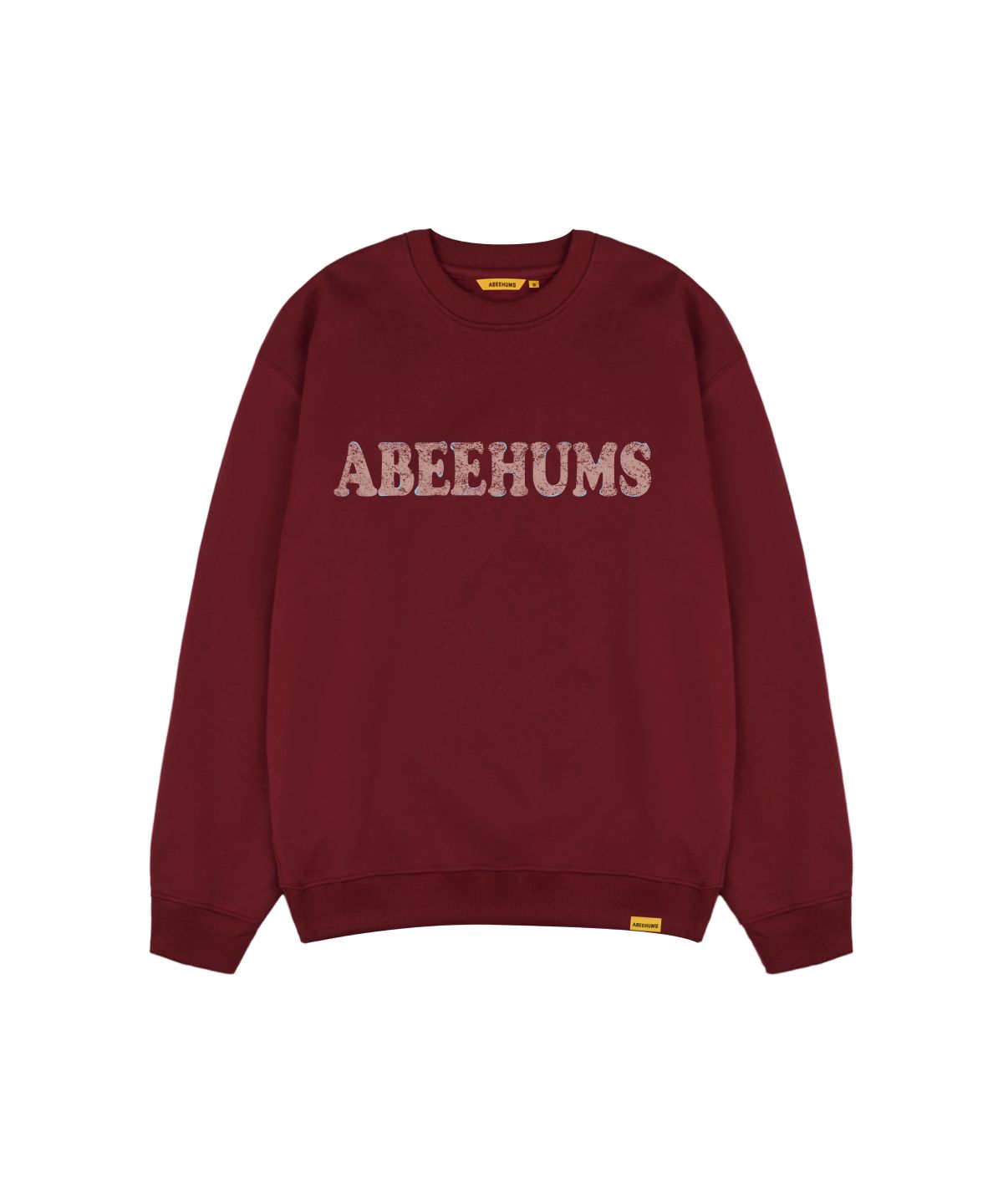 어비험즈(ABEEHUMS) 빈티지 로고 스웨트셔츠 ABH357-111 버건디