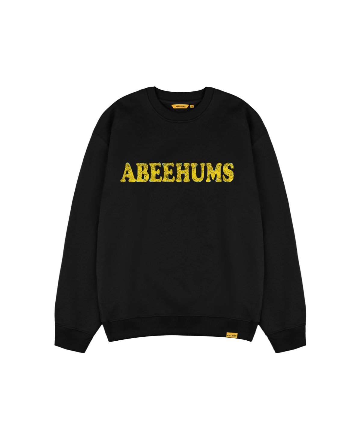 어비험즈(ABEEHUMS) 빈티지 로고 스웨트셔츠 ABH357-111 블랙