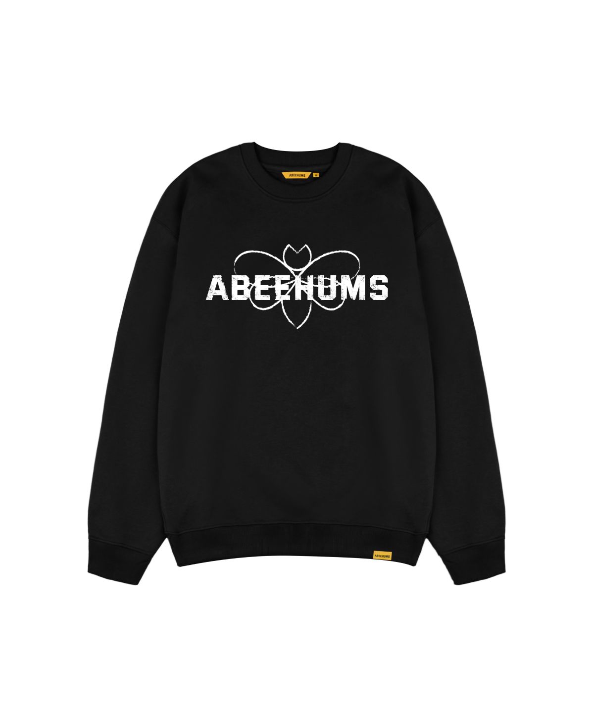 어비험즈(ABEEHUMS) 시그니처 로고 스웨트셔츠 ABH357-110 블랙