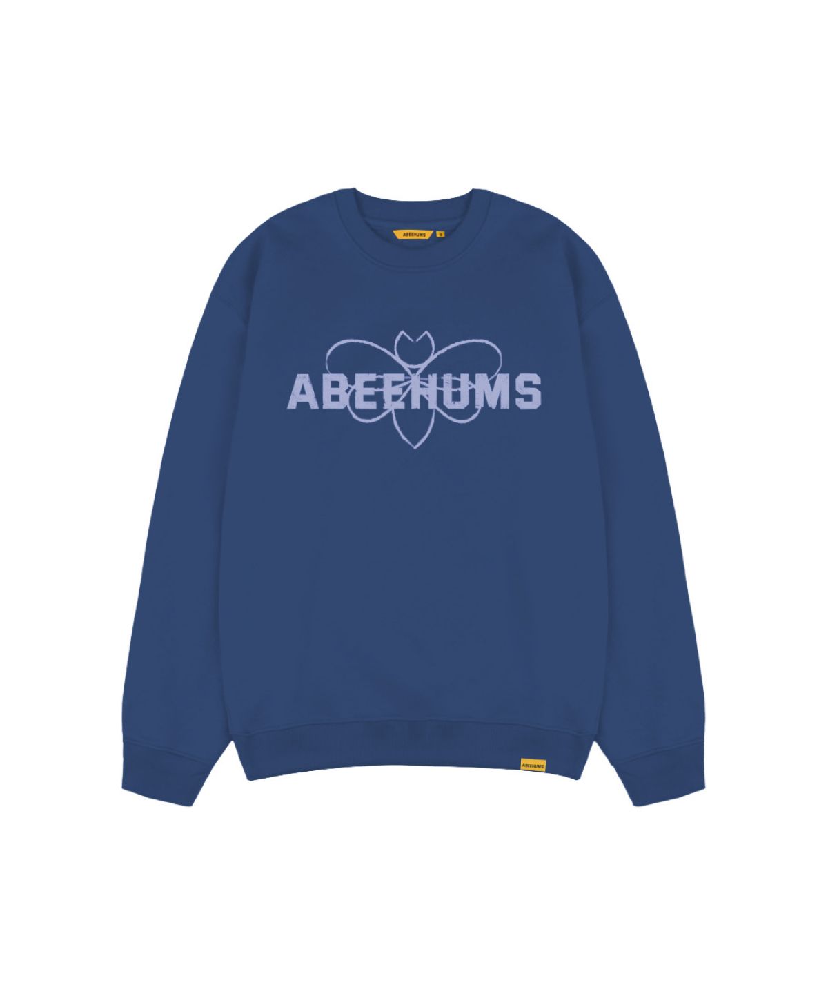 어비험즈(ABEEHUMS) 시그니처 로고 스웨트셔츠 ABH357-110 블루