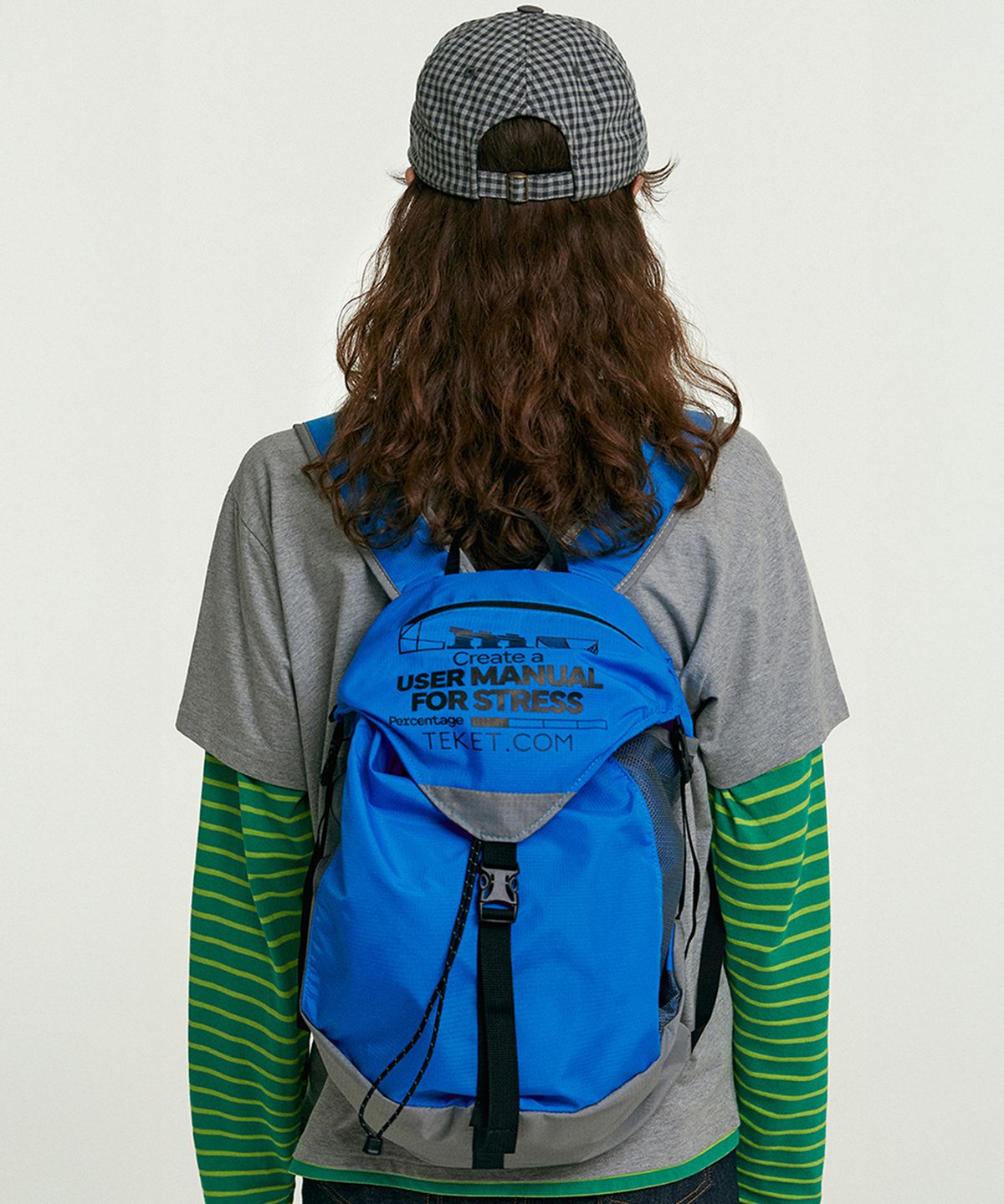 테켓(TEKET) LMM Flap Backpack Blue