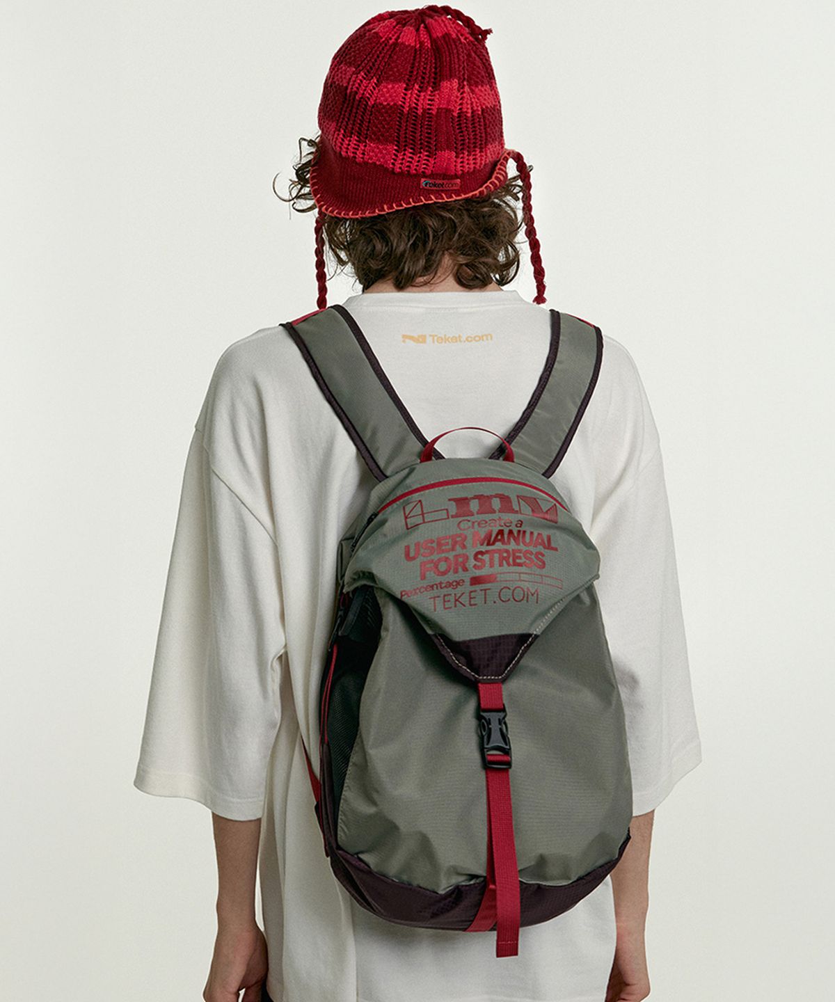 테켓(TEKET) LMM Flap Backpack Gray