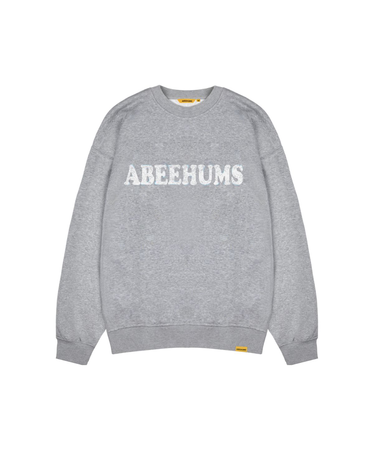 어비험즈(ABEEHUMS) 빈티지 로고 스웨트셔츠 ABH357-111 멜란지그레이
