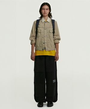 LMM Block Wide Pants Black
